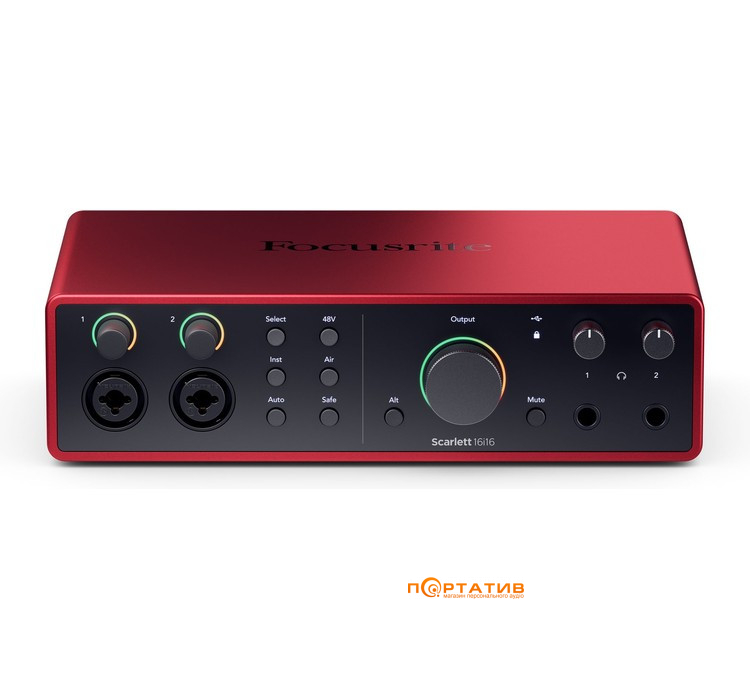 Аудіоінтерфейс Focusrite Scarlett 16i16 (4Gen)