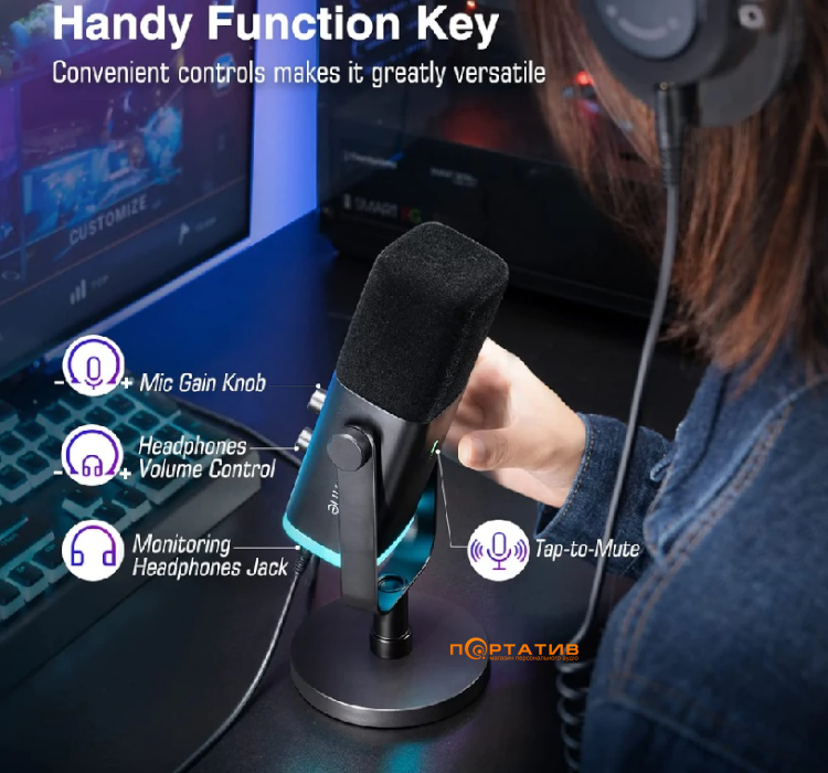 Мікрофон Fifine AM8