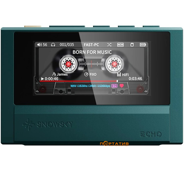 Аудиоплеер FiiO Snowsky ECHO Green