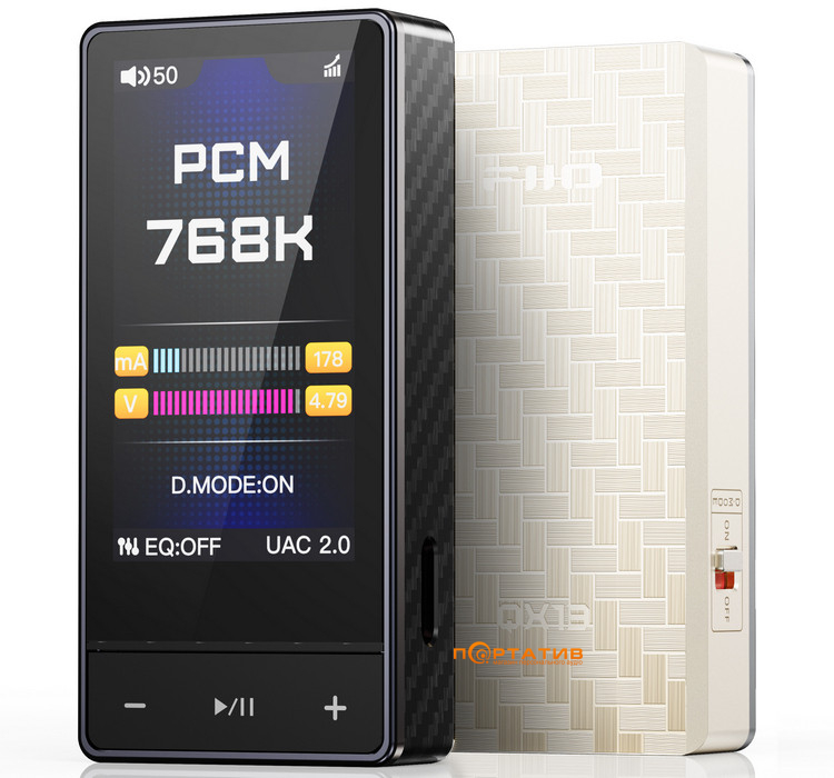 ЦАП с усилителем для наушников FiiO QX13 Titanium Gold