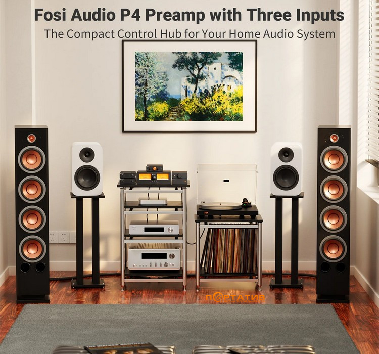 Передпідсилювач Fosi Audio P4