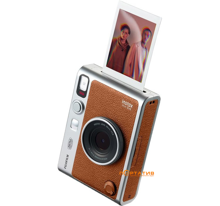 Камера моментального друку FUJI Instax Mini EVO Brown Type-C (16812508)
