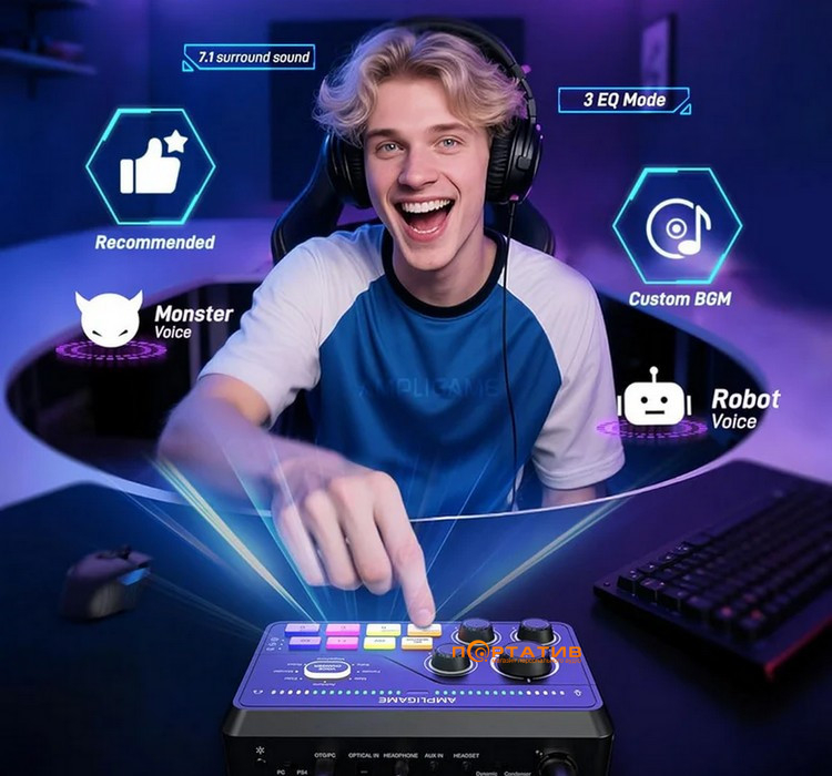 Микшерный пульт Fifine SC8