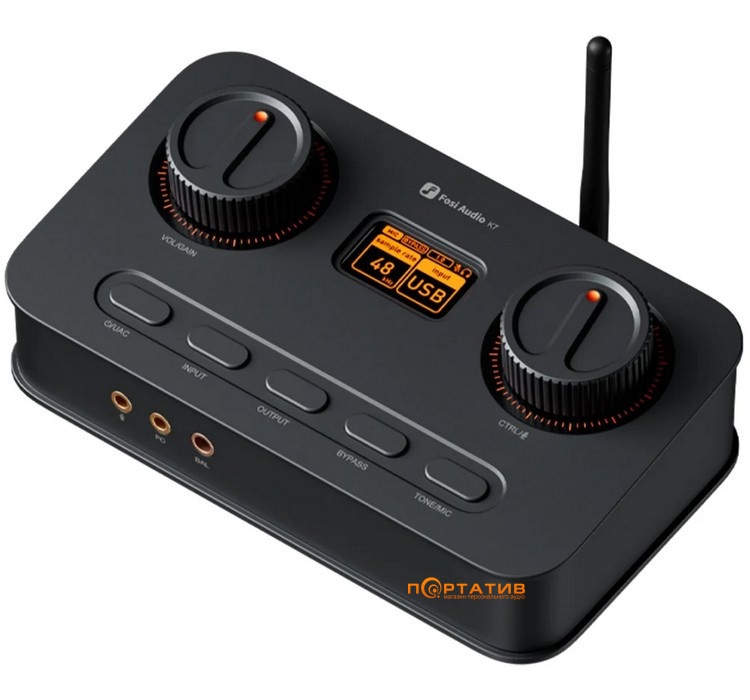 ЦАП із підсилювачем для навушників Fosi Audio K7