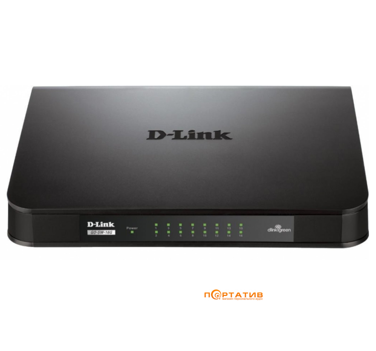 D-Link GO-SW-16G/E 16xGE, Desktop