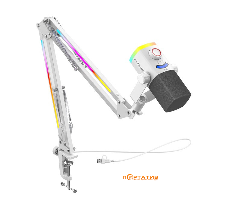 Микрофон Fifine AM8PROTW USB/XLR White