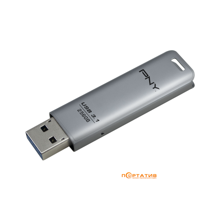 PNY Elite Steel 256 GB USB 3.1 (FD256ESTEEL31G-EF)
