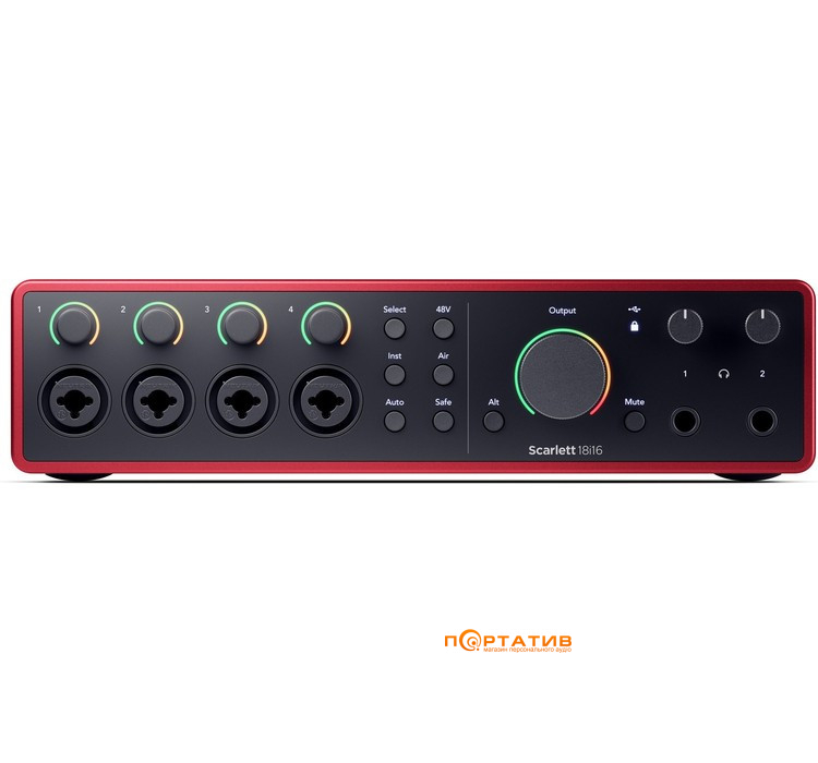 Аудиоинтерфейс Focusrite Scarlett 18i16 (4Gen)