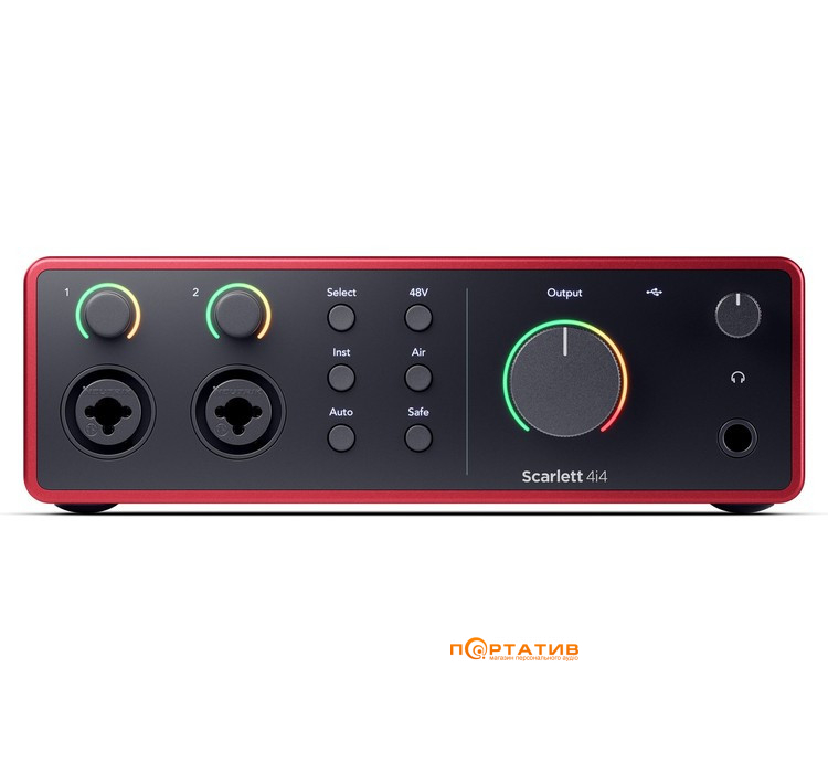 Аудиоинтерфейс Focusrite Scarlett 4i4 (4Gen)