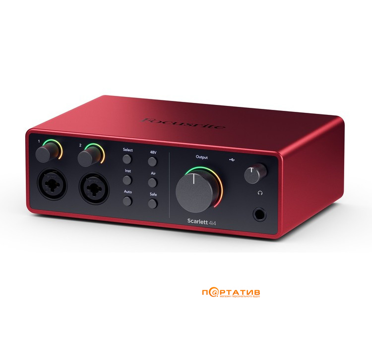 Аудиоинтерфейс Focusrite Scarlett 4i4 (4Gen)