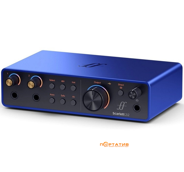 Аудіоінтерфейс Focusrite Scarlett 2i2 Anniversary Edition (4Gen)
