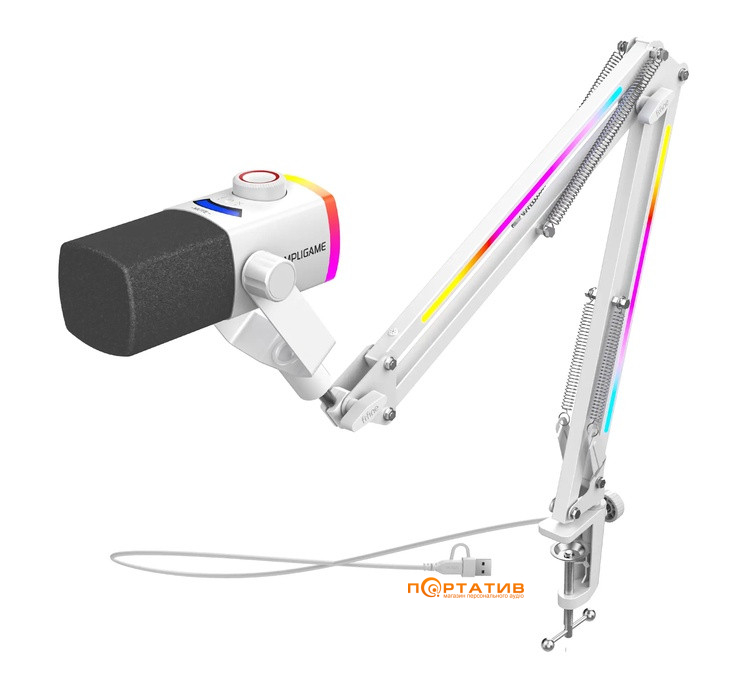 Микрофон Fifine AM8PROTW USB/XLR White