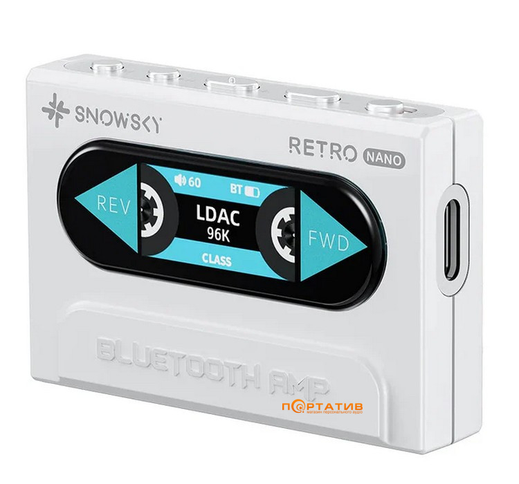 Bluetooth ЦАП с усилителем для наушников FiiO Snowsky Retro Nano White