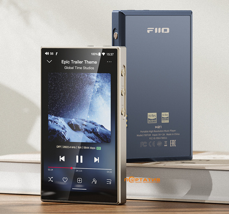 Аудіоплеєр FiiO M21 Dark Blue