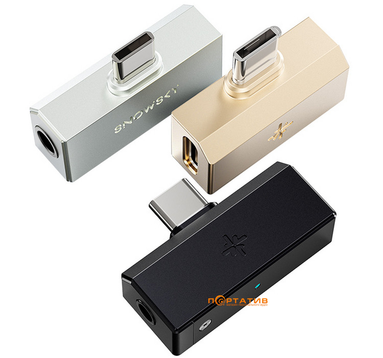 Bluetooth ЦАП с усилителем для наушников FiiO Snowsky Tiny A Silver