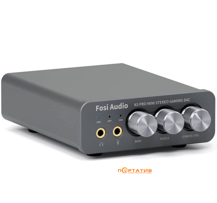 ЦАП с усилителем для наушников Fosi Audio K5 Pro
