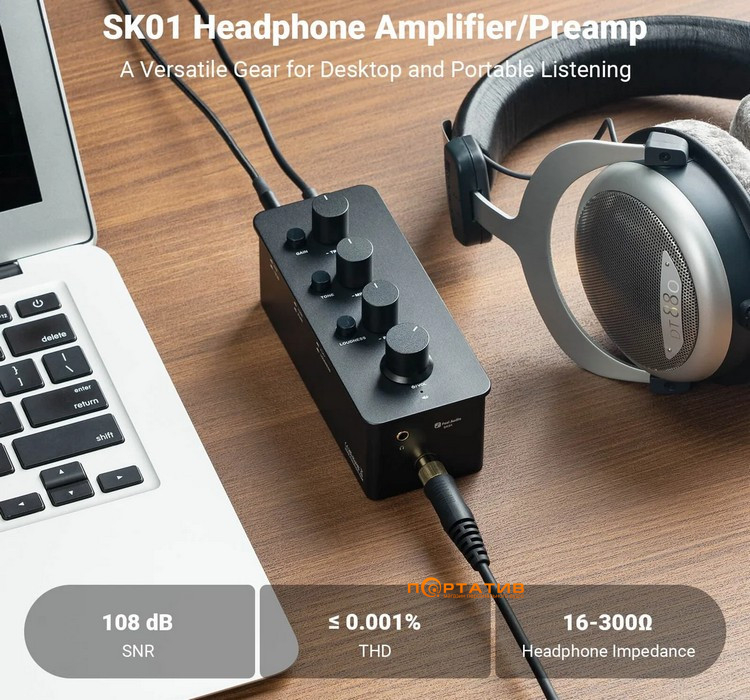 Усилитель для наушников Fosi Audio SK01