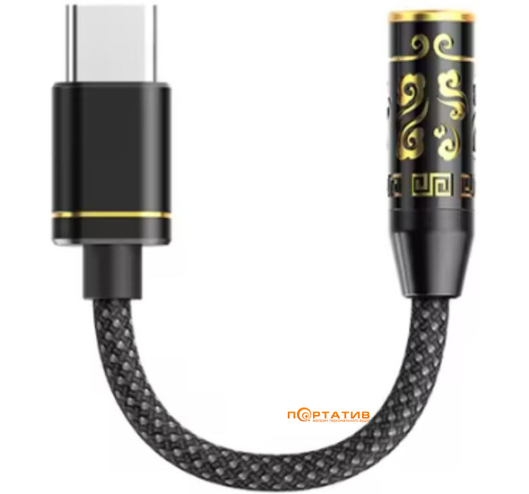 ЦАП із підсилювачем для навушників FiiO JIEZI A Black Gold
