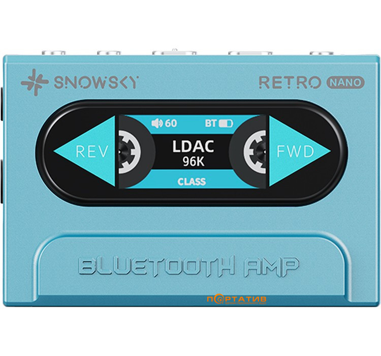 Bluetooth ЦАП с усилителем для наушников FiiO Snowsky Retro Nano Blue