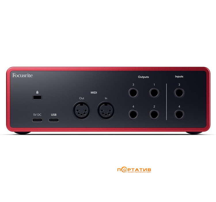 Аудиоинтерфейс Focusrite Scarlett 4i4 (4Gen)
