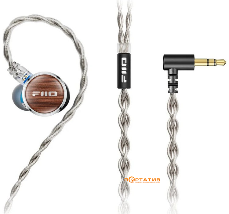 Навушники FiiO FP3 Type-C Black Walnut