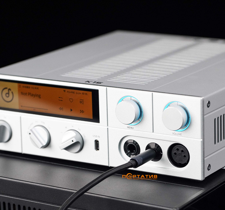 ЦАП із підсилювачем для навушників FiiO K15 Silver