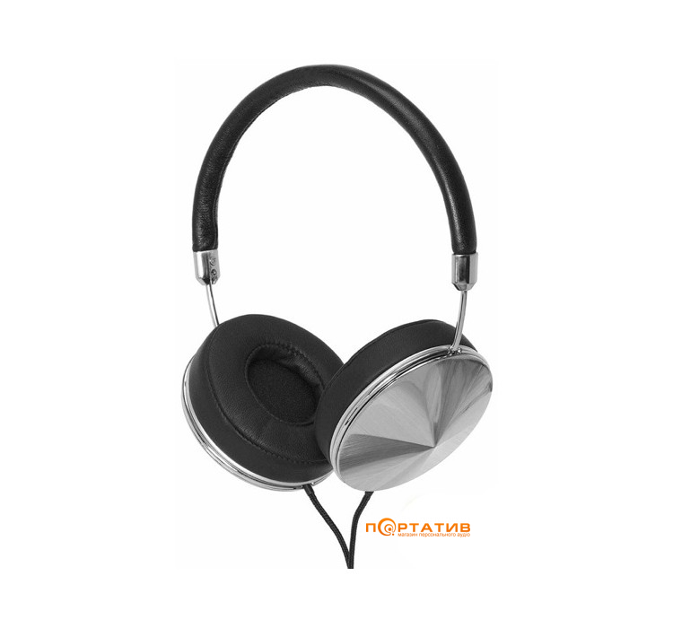 Frends Taylor Over-Ear Headphones Leather Black/Silver