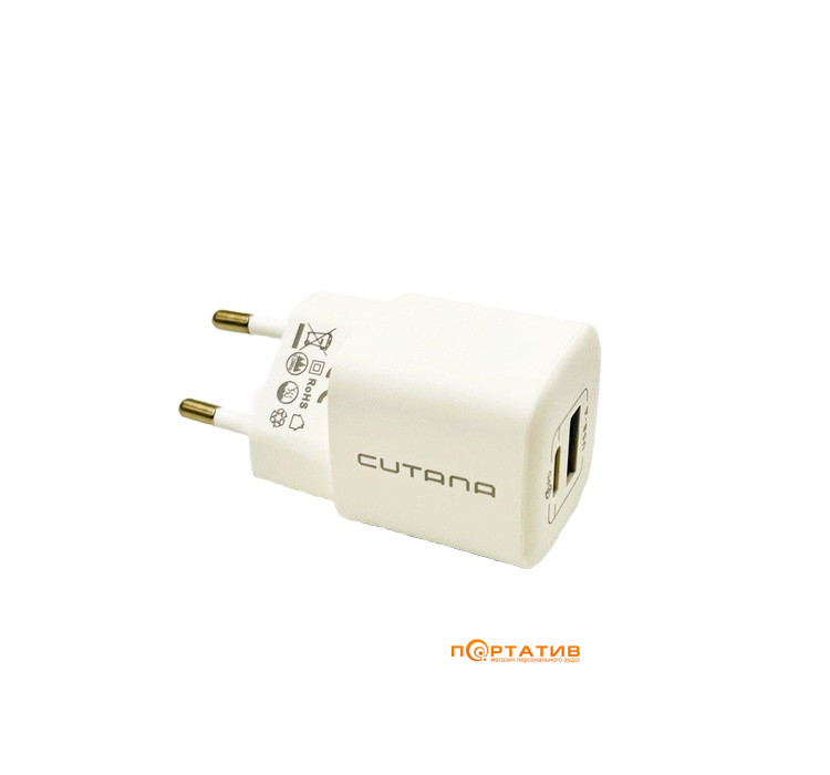 Зарядний пристрій Cutana GaN 20W Dual-Port Power Adapter