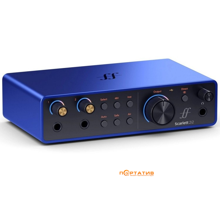 Аудіоінтерфейс Focusrite Scarlett 2i2 Anniversary Edition (4Gen)