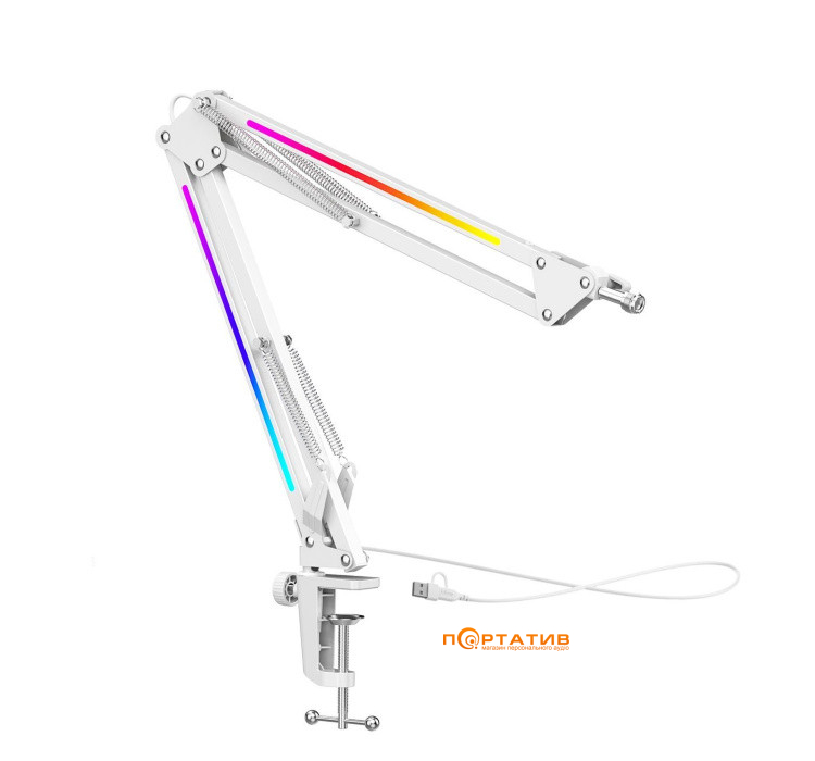 Пантограф Fifine BM38 White RGB