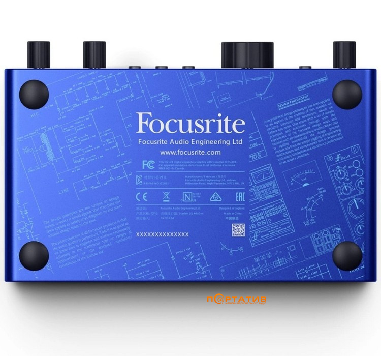 Аудіоінтерфейс Focusrite Scarlett 2i2 Anniversary Edition (4Gen)