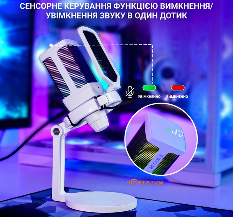 Микрофон Fifine Q6W White