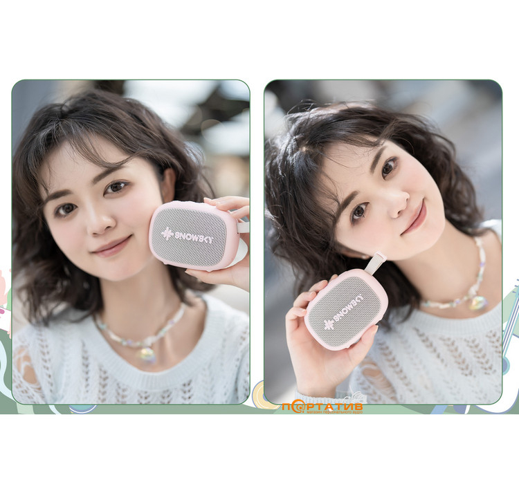 Акустика FiiO Snowsky Anywhere Pink