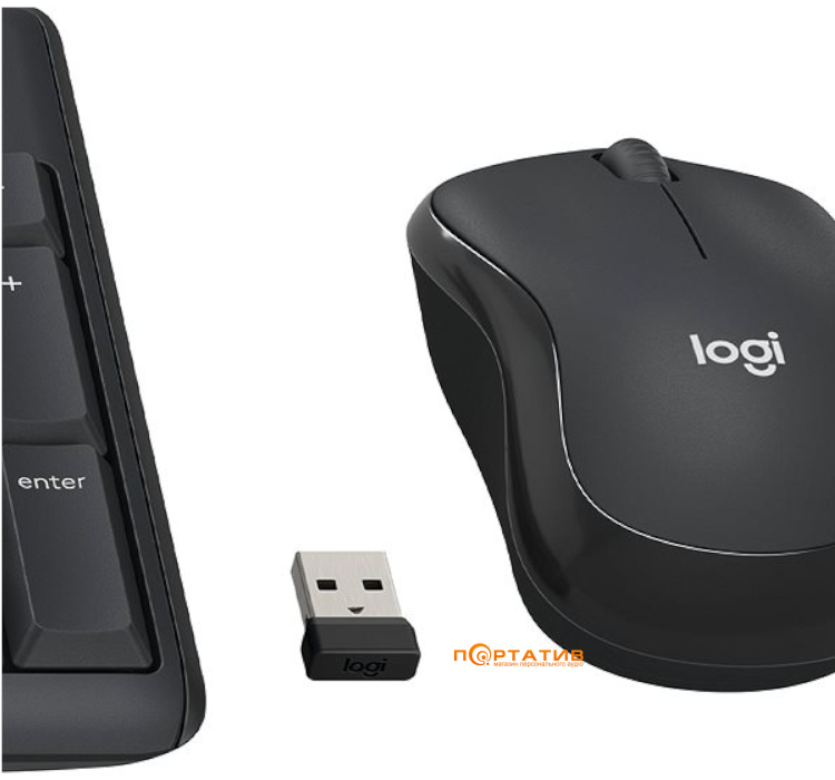 Logitech MK295 Silent Wireless Graphite UA (920-009800)