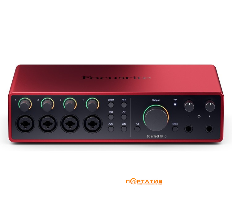 Аудиоинтерфейс Focusrite Scarlett 18i16 (4Gen)