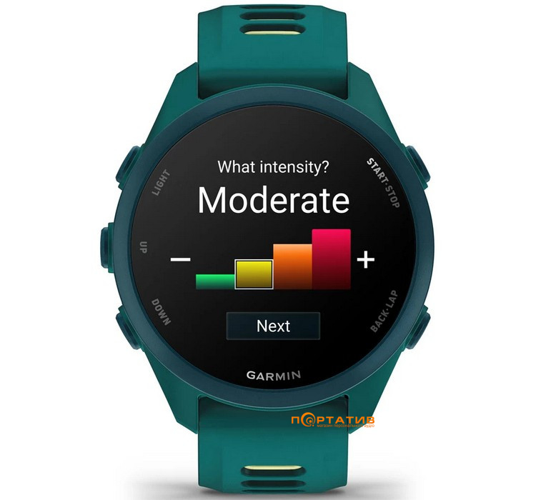Смарт-часы Garmin Forerunner 170 MUSIC Teal Green/Citron (010-03920-12)