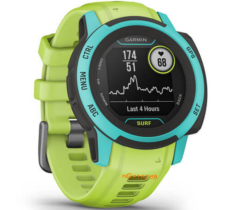 Смарт-годинник Garmin Instinct 2S Surf Edition – Waikiki (010-02563-02)