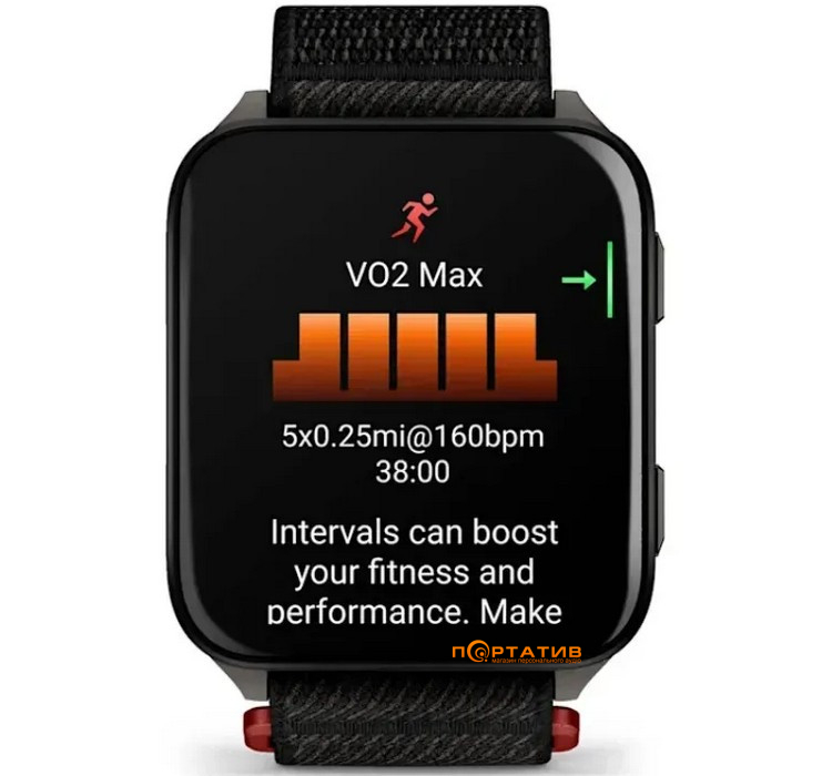 Смарт-часы Garmin Venu X1 Black with Slate Titanium Caseback and Black ComfortFit Nylon Band (010-02980-02)