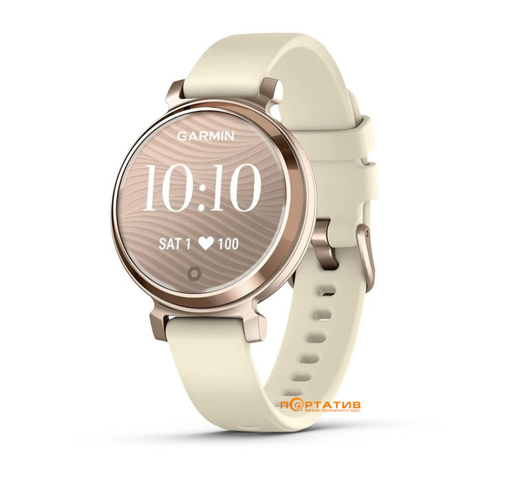 Смарт-часы Garmin Lily 2 Cream Gold with Coconut Silicone Band (010-02839-70)