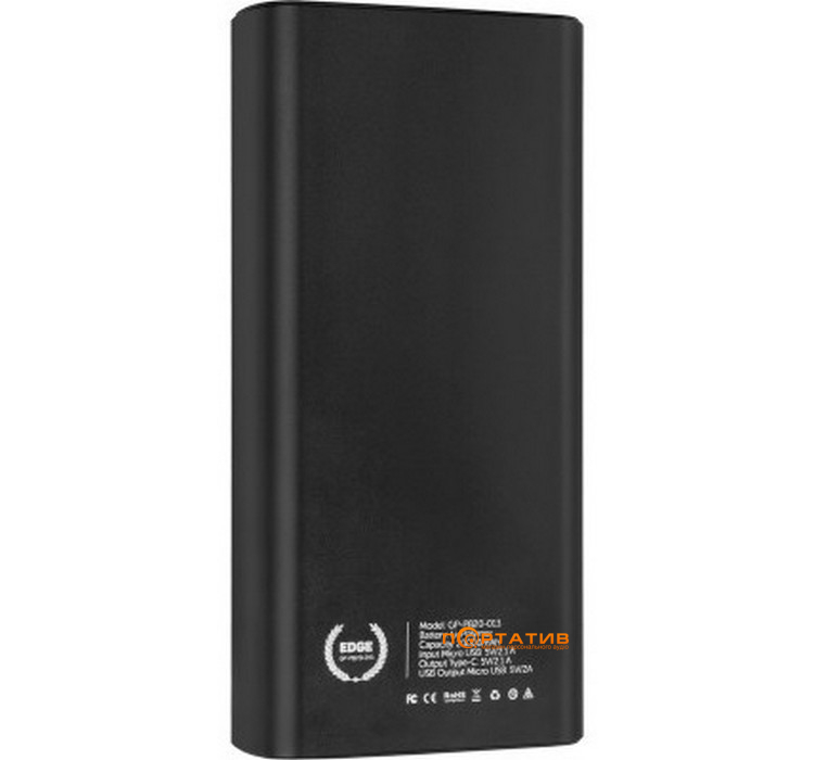 Внешний аккумулятор Gelius Pro Edge 20000mAh Black (GP-PB20-013)
