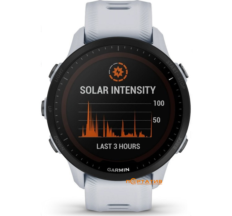 Смарт-годинник Garmin Forerunner 955 Solar White (010-02638-21)