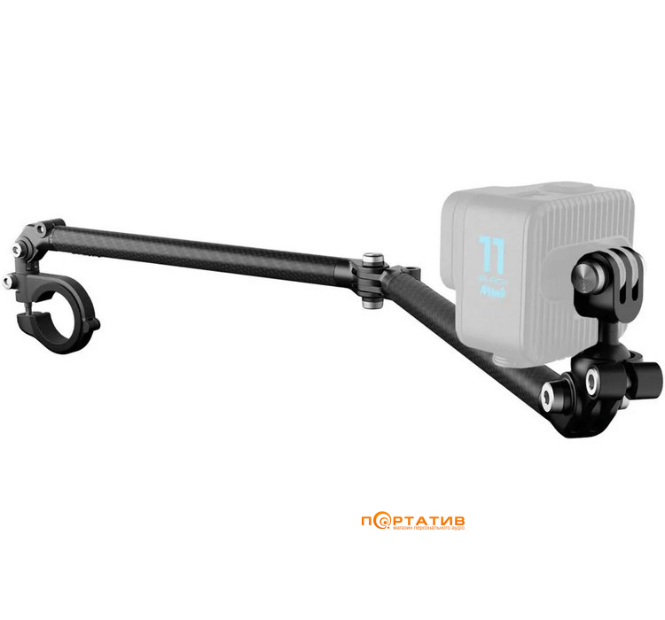 Кріплення універсальне із затискачем на кермо GoPro Boom + Bar Mount (AEXTM-011)