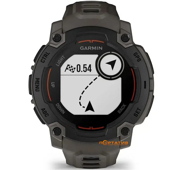 Смарт-часы Garmin Instinct E, 45 mm, Black Bezel with Charcoal Band (010-02933-00)