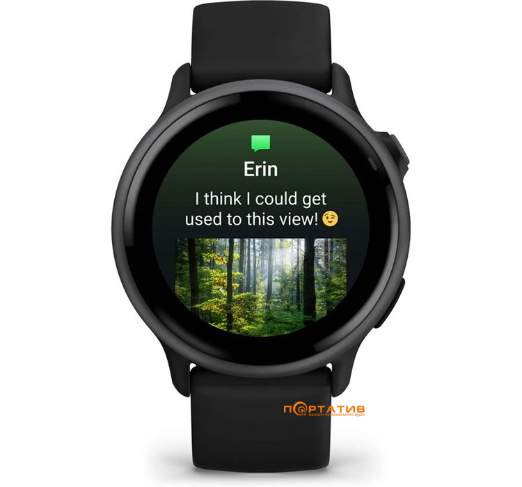 Смарт-годинник Garmin Vivoactive 6, GPS, Black/Slate (010-02985-00)