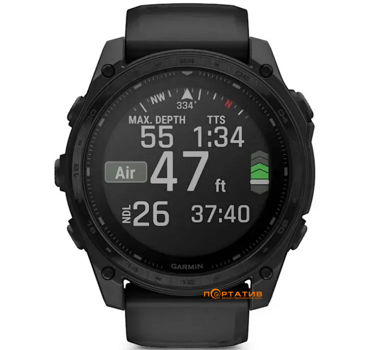 Смарт-часы Garmin Tactix 8 Standard, Solar 51mm (010-03407-01)
