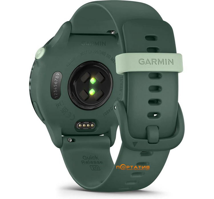 Смарт-часы Garmin Vivoactive 6, GPS, Jasper Green/J. Green Metallic (010-02985-02)