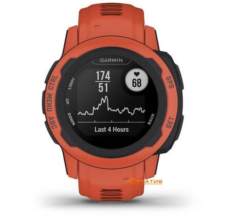 Смарт-часы Garmin Instinct 2S Poppy (010-02563-06)