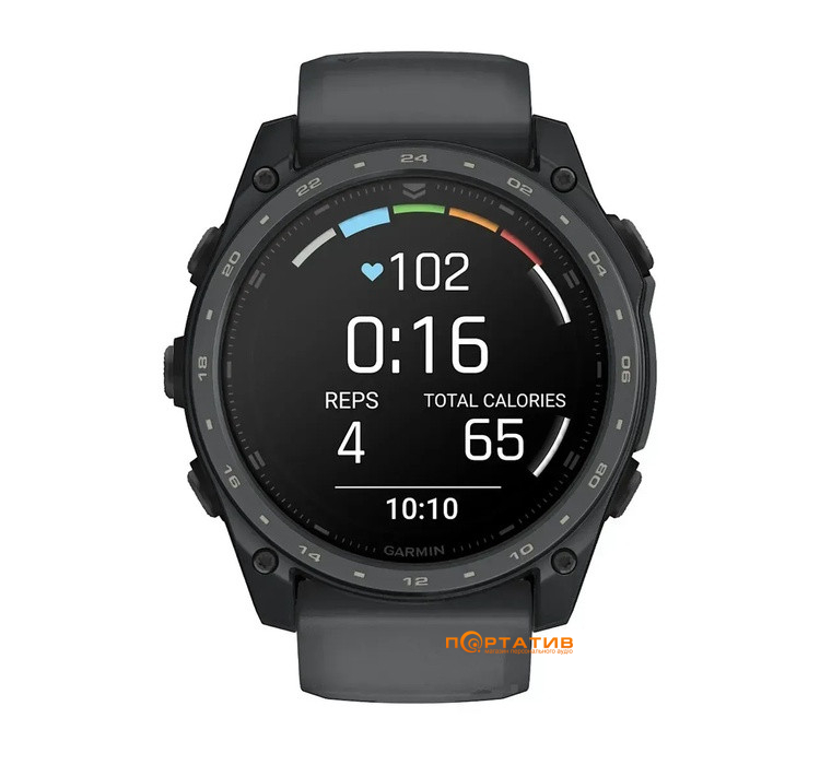 Смарт-часы Garmin Tactix 8 – 51 mm, AMOLED, Cerakote Coating, Slate Grey (010-04553-01)