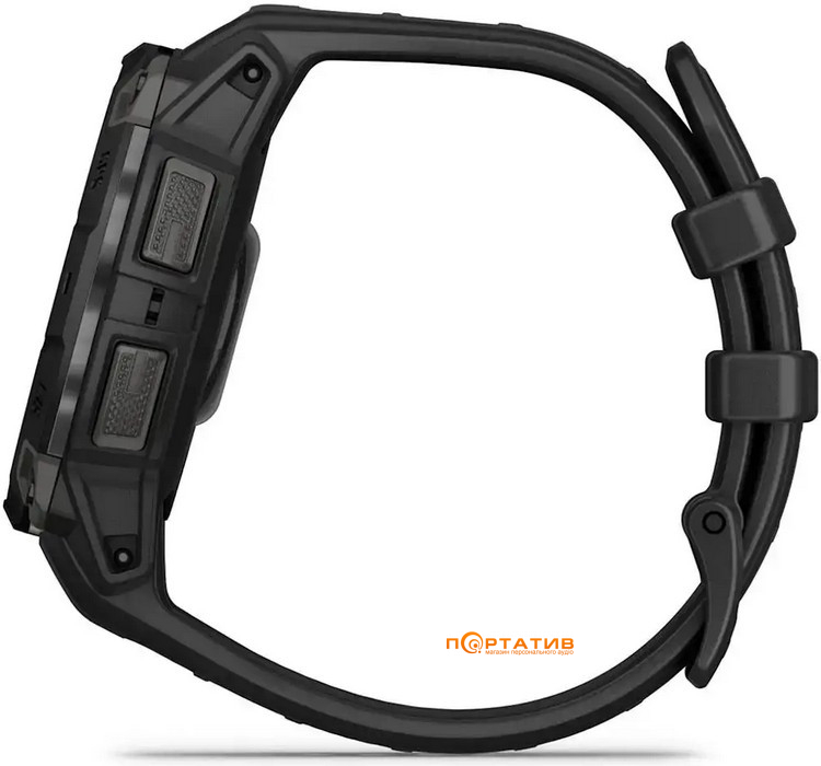Смарт-годинник Garmin Instinct 3, 45mm, AMOLED,Black Bezel with Black Band (010-02936-00)