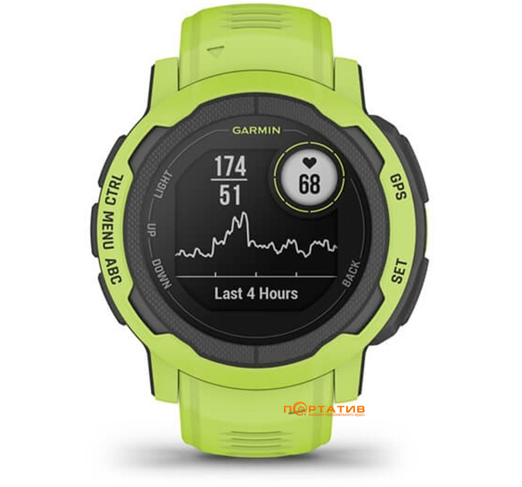 Смарт-годинник Garmin Instinct 2 Electric Lime (010-02626-01)